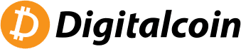 Logotipo para digitalcoin, un sitio dedicado a noticias, análisis y tendencias del mercado de criptomonedas.