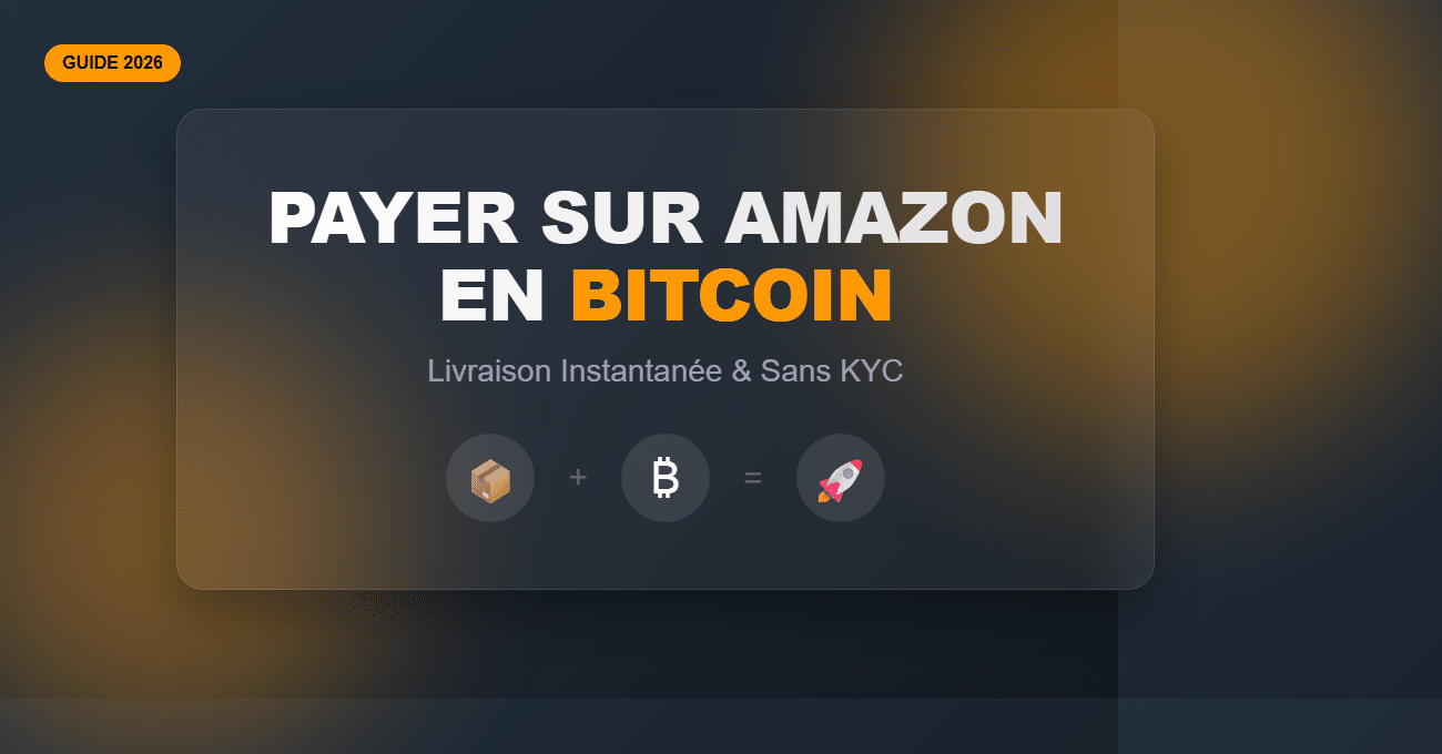 Payer amazon avec btc et crypto - guide 2026
